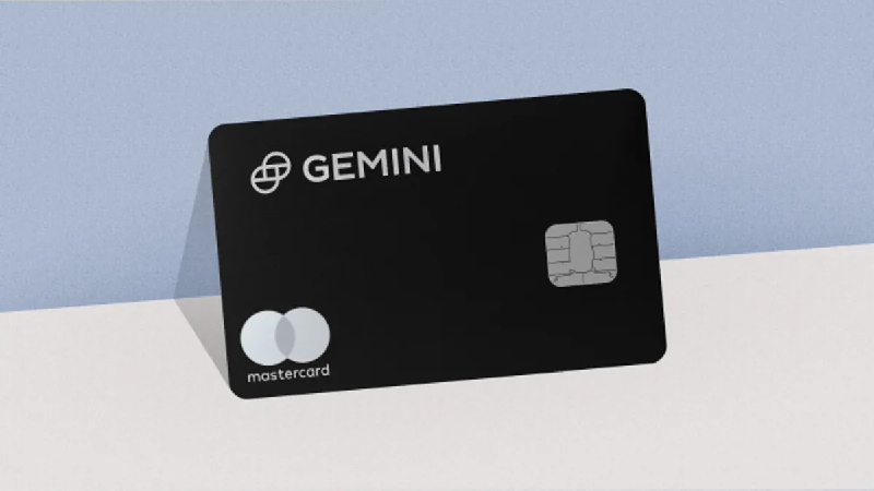 Carte de crédit Gemini.
