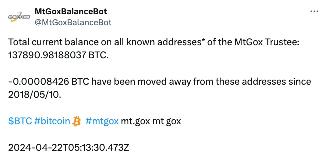 Les identités des créanciers de Mt. Gox et les comptes d'échange de crypto-monnaies associés.