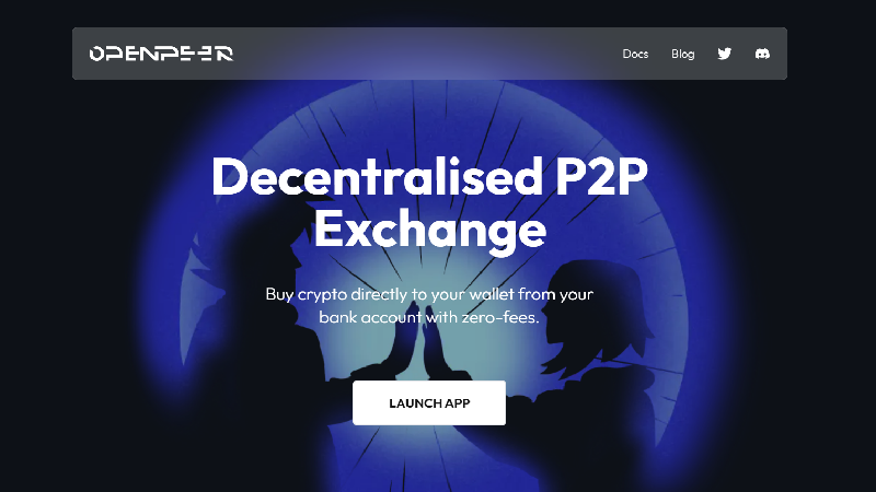 Bourse de crypto-monnaie Openpeer-p2p.
