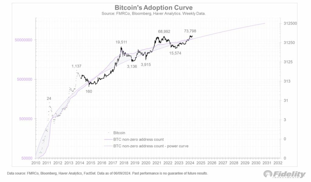 Courbe d'adoption du bitcoin
