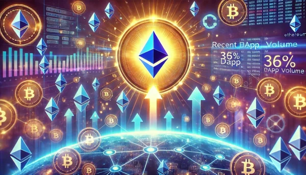 En une semaine, le volume des DApps Ethereum a augmenté de 36 %. Le prix de l’ETH ne suit pas encore.